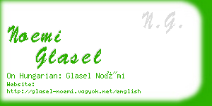 noemi glasel business card